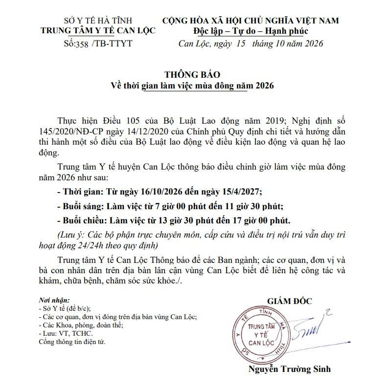 thay đổi giờ làm